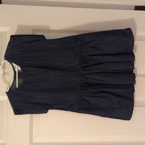 NWOT Hanna Andersson Denim Cotton Dress size 4